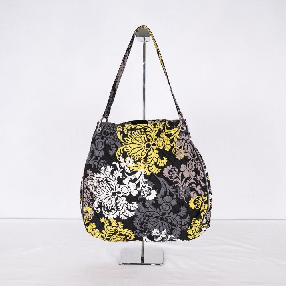 Vera Bradley Baroque 100% Cotton Quilted Shoulder Bag Purse Tote Retired Pattern